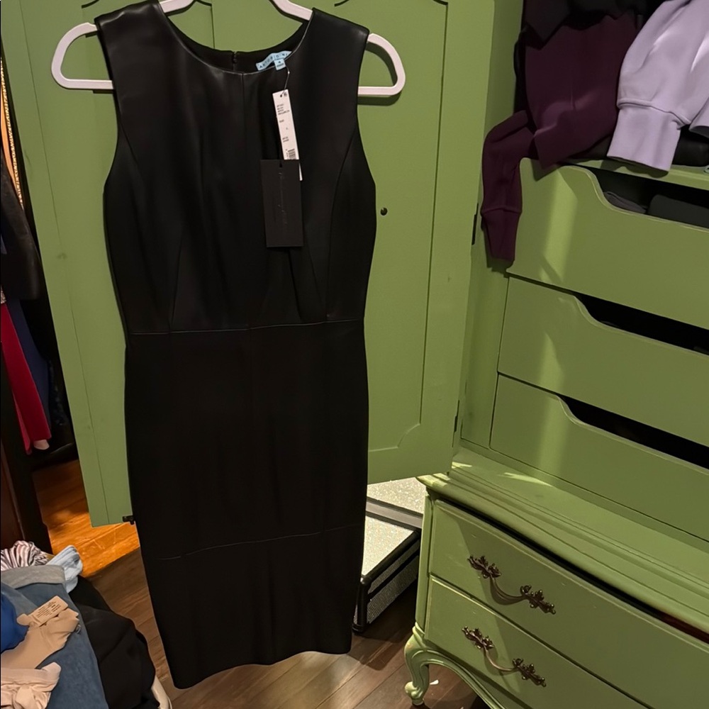 ANTONIO MELANI Black Midi Dress